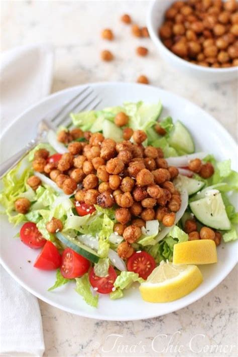 Falafel-Spiced Roasted Chickpea Salad – Tina's Chic Corner