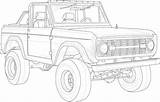 Ford Bronco Coloring Pages sketch template
