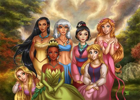 Disney's Princesses 2 by daekazu on DeviantArt