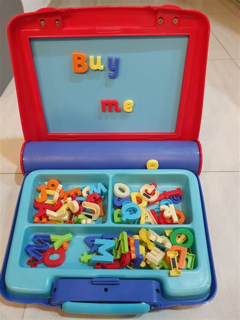 ELC alphabet magnetic board, Babies & Kids, Toys & Walkers on Carousell