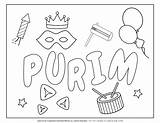Purim Printable Coloring Pages sketch template
