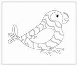 Pirate Parrot Coloring Page sketch template