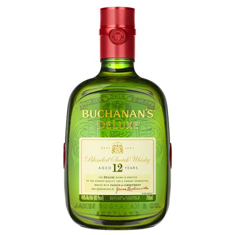 Buchanan's DeLuxe Aged 12 Years Blended Scotch Whisky, 750 mL (80 Proof ...