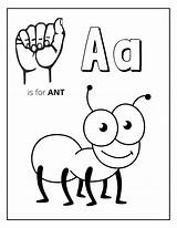 Sign Language Coloring Pages Alphabet  Etsy sketch template