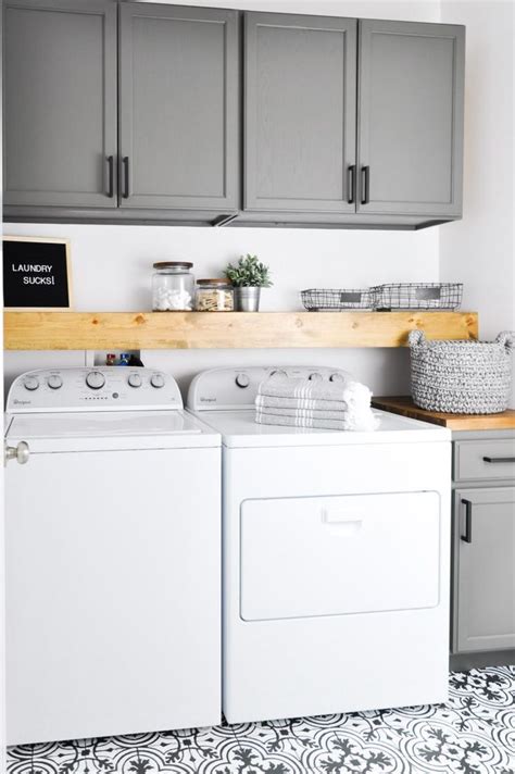 Modern Farmhouse Laundry Room - Cherished Bliss | Diy laundry room storage, Laundry room diy ...