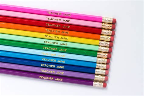 Personalized Pencils For Teachers | Custom Order