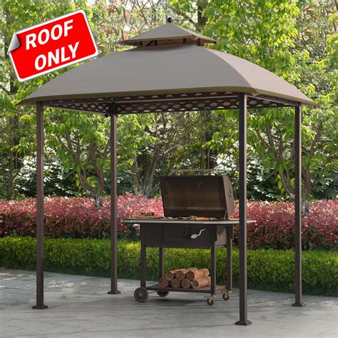 Sunjoy Replacement Canopy for Pinehurst Small Space Grill Gazebo, 8 x 5 Ft Original Version ...