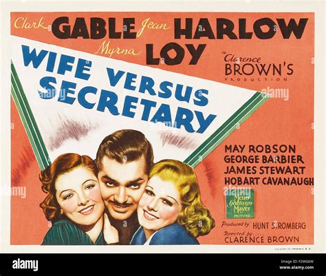 Wife vs. Secretary - Movie Poster Stock Photo - Alamy