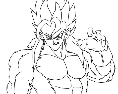 Free Dragon Ball Gt Goku Super Saiyan 4 Coloring Pages, Download Free ...