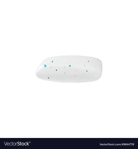 White mint chewing gum volume 3d Royalty Free Vector Image