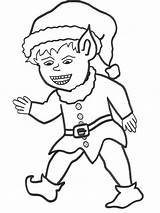 Fun Christmas Elf coloring Page  Download Print Or Color Online For Free sketch template