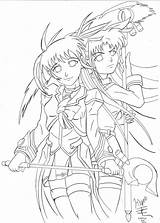 Fate Stay Night Coloring Pages sketch template