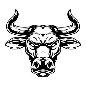 Angry Bull Clip-Art, Vector, SVG, PNG Graphic by The Indian Girl - Clip Art Library