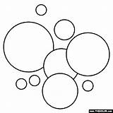 Bubbles Coloring Page sketch template