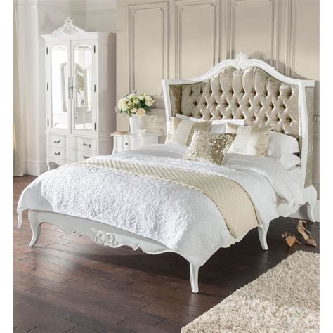 White French Bed, a Luxury Designer Bed In An Antique French Style