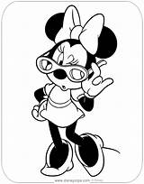 Minnie Mouse Printable Coloring Pages sketch template