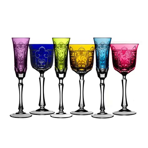 Varga Imperial Colored Crystal Stemware | Gracious Style