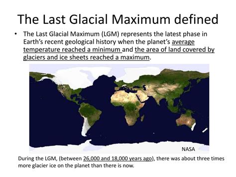 PPT - The Last Glacial Maximum (LGM) PowerPoint Presentation, free ...