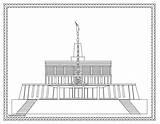Bixace Templos Para colorear / Lds coloring Temples sketch template