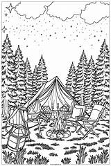 49 camping coloring Pages Free PDF & PNG Printables sketch template