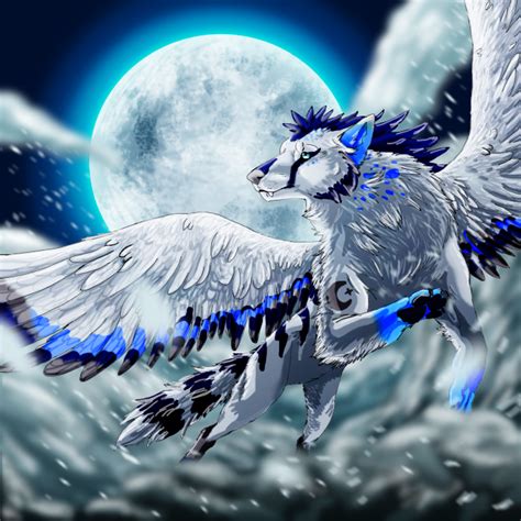 Lightning Wolf | Lightning Sky Pack - Wolf Fantasy | Anime wolf, Fantasy wolf, Mythical creatures