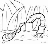 Cartoon Earthworm Coloring Page  Free Printable Pages For Kids sketch template