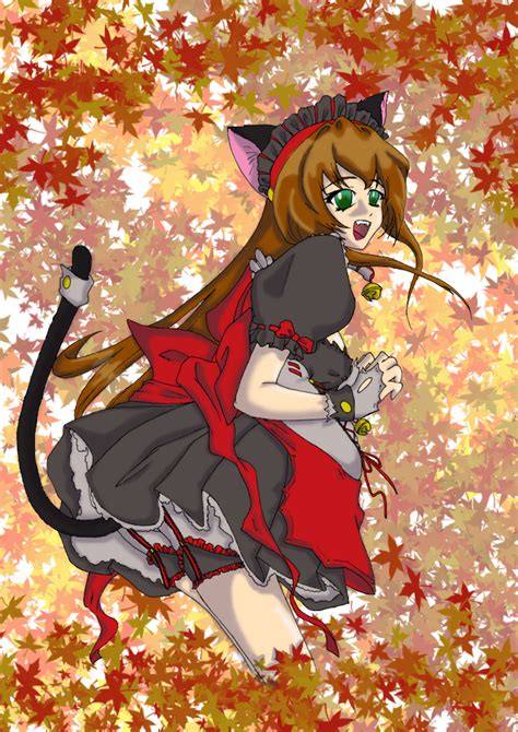 Neko Girl by purplishblack on DeviantArt