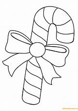 Candy Cane Of Christmas Coloring Page  Free Printable Pages sketch template
