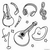 Kindergarten Music Instruments Coloring Page 13160 10336 sketch template
