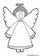 Angel Coloring Pages To Print And Color sketch template