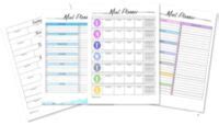 FREE Printable Meal Plan Template | Customize Before You Print