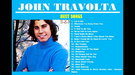 JOHN TRAVOLTA best songs ♫ mejores canciones (TOP 20) - YouTube