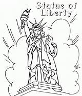 Statue Of Liberty Coloring Pages  Free Printable Coloring For Kids sketch template