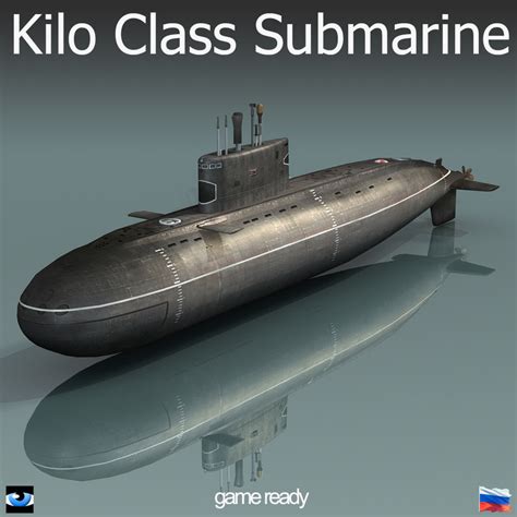 Russian kilo class submarine 3D model - TurboSquid 1158250