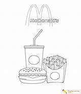 Mcdonalds Webstockreview Sketch Coloring Page sketch template