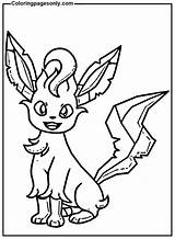 20  Leafeon Coloring Pages Free Printable PDF & Online sketch template