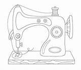 Página De colorear Máquina coser Libro Para Adultos Y  sketch template
