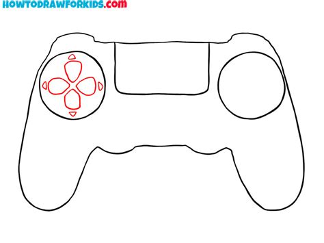 Ps4 Controller Drawing