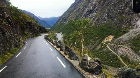 Trollstigen - Bus driving down | Buss kjører ned - Norway - YouTube