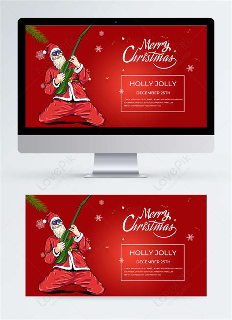 Red background christmas banner template image_picture free download 465620374_lovepik.com