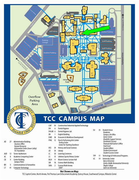 Tallahassee Community College Campus Map Florida Zip Code Map | Images ...