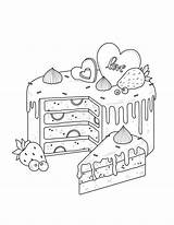 Dessert Coloring Page For Adult Stock Illustration  Of sketch template