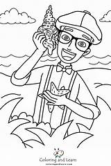 Blippi Coloring Pages FREE 2024  And Learn sketch template