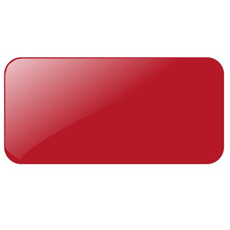 Kw Red Rectangle Button Panel PNG, SVG Clip art for Web - Download Clip Art, PNG Icon Arts