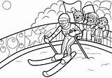 Free Winter Sports Coloring Pages & Book For Kids sketch template