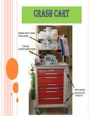 6.crash cart 1 - lab 1 .pdf - Crash Cart INTRODUCTION A crash cart is ...