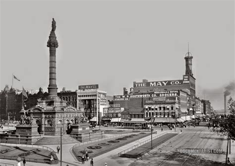 cleveland, oh | City Square: Cleveland, Ohio 1900 | Documentarist | Historic Photo ... Downtown ...