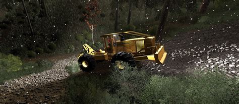 JOHN DEERE 640LII CABLE SKIDDER V1.0 – FS22 mod