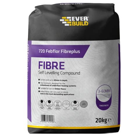 Everbuild 720 Febflor Fibreplus Self Level Floor Levelling Compound ...