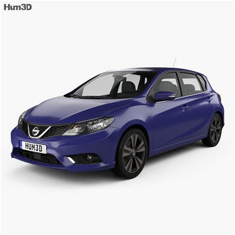 Nissan Pulsar hatchback 2017 3D model - Vehicles on Hum3D